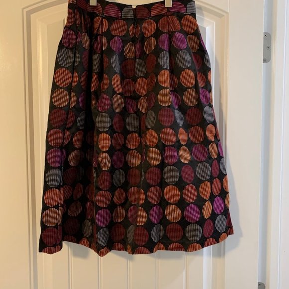 Vintage Look Graphic Print Skirt - Picture 3 of 5